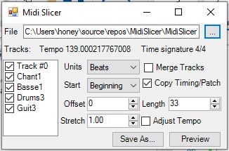 MIDI Slicer app