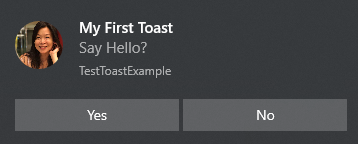 toast screenshot