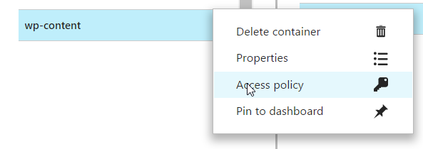 Option to see Azure Container Policy