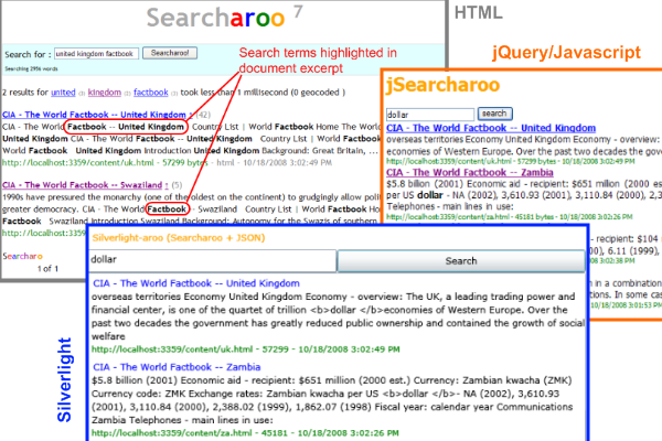 Overview of version 7: search term highlighting in doc summary