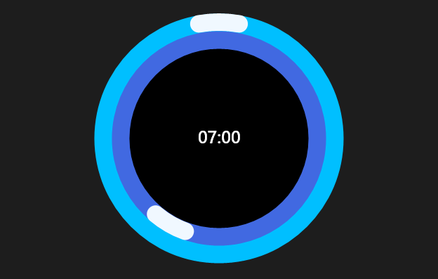 The time picker example control