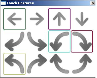 Touch Gestures Screenshot