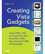 Get the Vista Sidebar Gadget book from Amazon.com