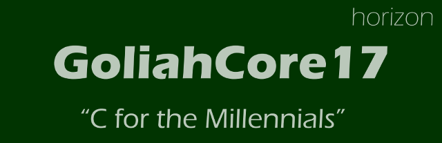GoliahCore17 - C for the Millennials