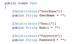 Correctly Serialized Class with XML Attributes