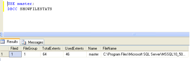 How to retrieve the file size used by all databases in SQL Server