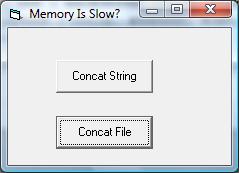 Slow Memory Main Screen