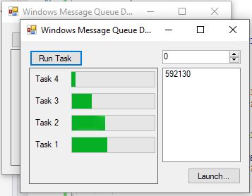 Windows Message Queue Demo