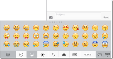 iPad Emoji Keyboard